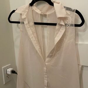 Cotton candy See-through top